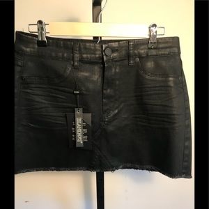 NWT neverworn Blank NYC coated mini skirt